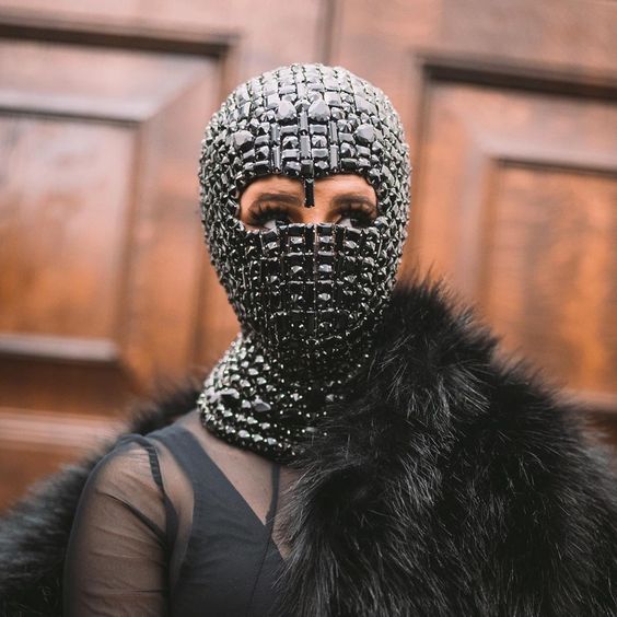 balaclava tendência de moda