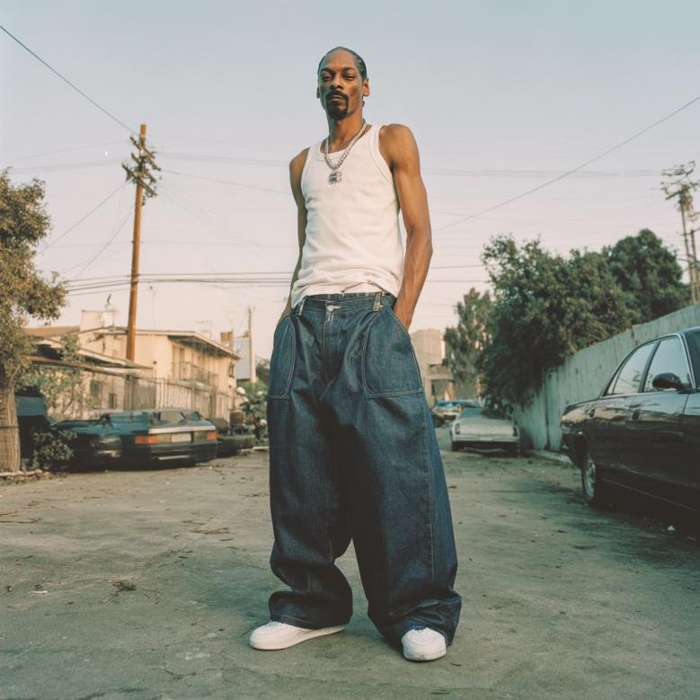 snopp dogg vestindo a famosa regata de negrão